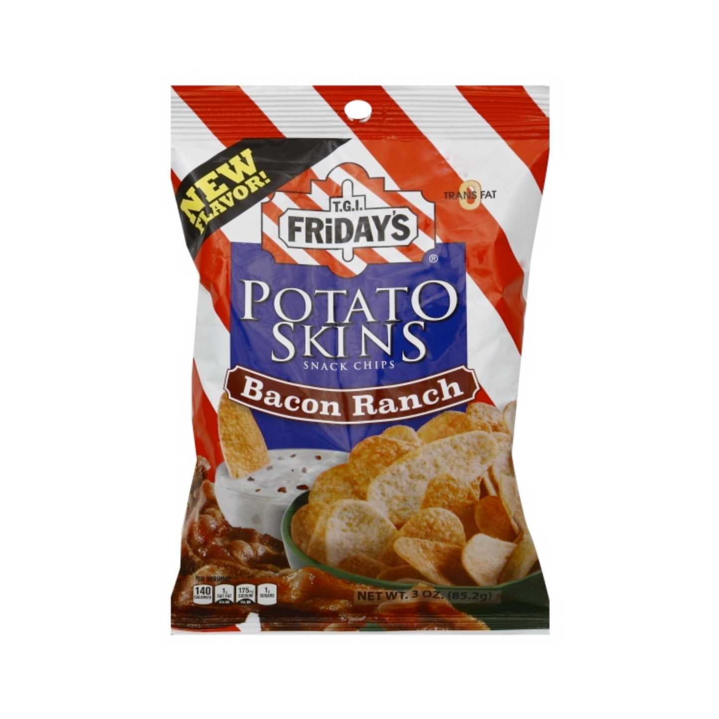 TGI Fridays Potato Skins Bacon Ranch 3 Oz / 6 Pack