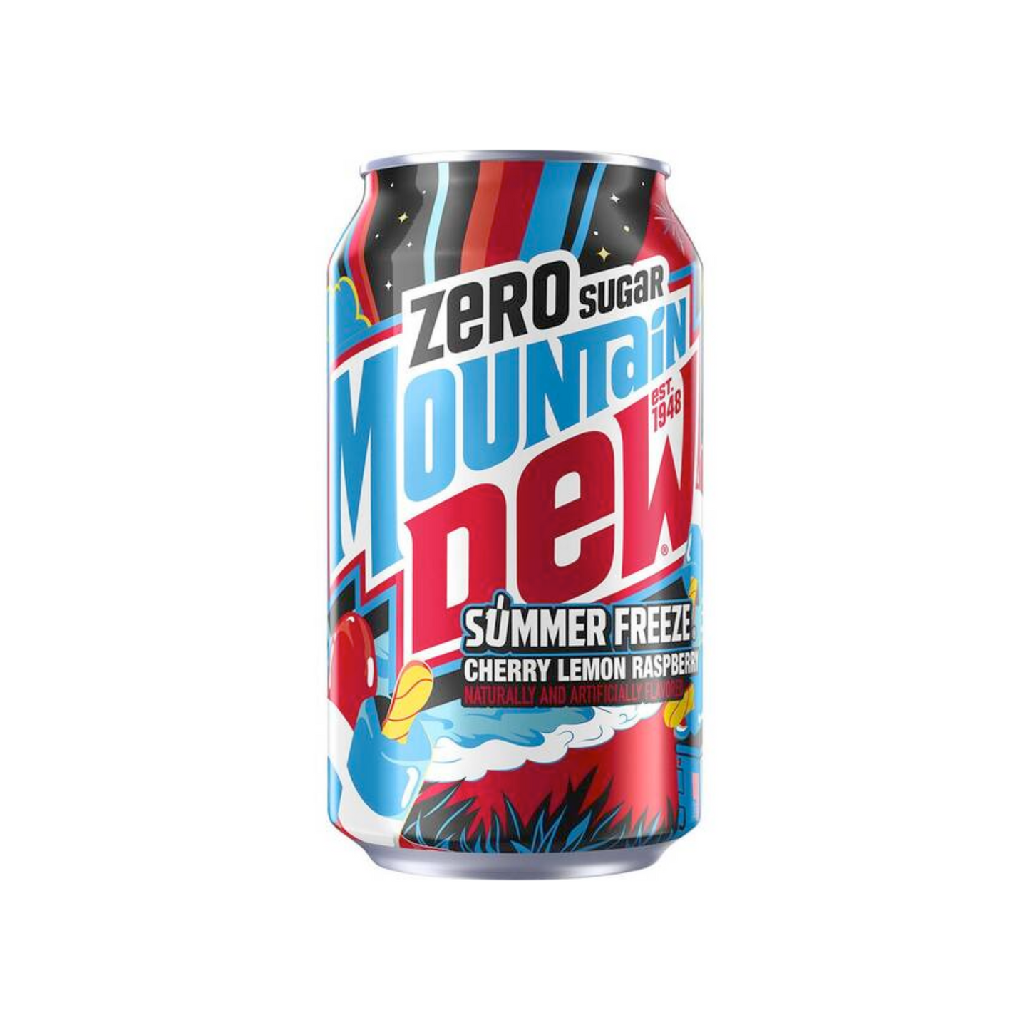 Mtn Dew Summer Freeze Zero Sugar 12 Oz - 12 Pack